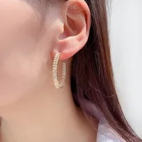 Créoles Dorées Zircon