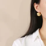 1-Paire-Style-Simple-G-om-trique-M-tal-Acier-Inoxydable-201-Boucles-D-oreilles-En-Acier-Inoxydable