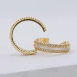 1-Paire-l-gant-Brillant-Forme-C-Incruster-Le-Cuivre-Zircon-Plaqu-Or-18K-Boucles-D-Oreilles