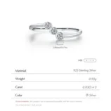 1-Pi-ce-Argent-Sterling-925-G-om-trique-Moissanite-Plaqu-Rhodium-Anneaux-main-image-4