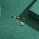 1-Pi-ce-Argent-Sterling-925-Les-Gouttelettes-D-Eau-Zircon-Charme-Anneau