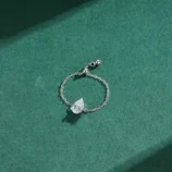 1-Pi-ce-Argent-Sterling-925-Les-Gouttelettes-D-Eau-Zircon-Charme-Anneau-main-image-2