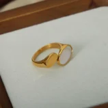 Acier-Inoxydable-304-Bloc-De-Couleur-Rev-tement-PVD-Coquille-Plaqu-Or-18K-Plaqu-Or-V-ritable-La-Fran-aise-R-sistant-L-Eau-Et-Ne-Ternit-Pas-Placage-Incruster-Or-Anneau-Ouvert-3