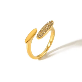 Anneau Ouvert style Géométrique