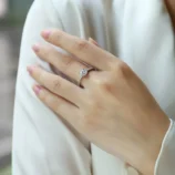 Argent-Sterling-925-Moissanite-Couleur-Unie-Anneaux-3