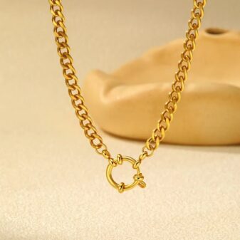 Bijoux-En-Gros-D-contract-e-Style-Classique-Couleur-Unie-Acier-Inoxydable-201-Cha-ne-Maillons-Cubains-Collier-5