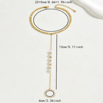 Bijoux-En-Gros-l-gant-Sucr-Papillon-Acier-Inoxydable-201-Plaqu-Or-18K-Placage-Bracelet-De-Cheville-display-picture-6