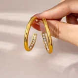 Boucles-D-Oreilles-En-Zinc-Alli-Avec-Diamants-Cr-atifs-Et-Zircon-Pour-Femmes-Mode-Populaire-Style-Feuille-Design-Pendouille-main-image-4