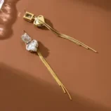 Boucles-D-Oreilles-Tassel-Luxe-14K-Dor-es-Pour-Femmes-Design-Versatile-Mode-Bijoux-Haute-Qualit-Forme-Coeur-Accessoires-De-Mode-main-image-3