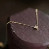 Collier-Pendentif-Mini-Croix-Zircon-Fleur-Argent-Sterling-S925-Plaqu-Or-14K-Design-Japonais-Simple-D-corations-Feuilles-Sucr-es-display-picture-6