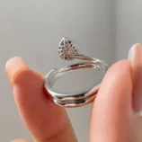 De-Gros-Brillant-Les-Gouttelettes-D-Eau-Le-Cuivre-Placage-Incruster-Zircon-Anneaux-main-image-5