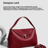 Grand-Tote-Bandouli-re-Femme-La-Mode-Avec-Verrouillage-En-PU-Carr-Sac-De-Voyage-Fashionable-Avec-Fermeture-clair-display-picture-13