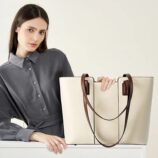 Grande-Tote-Bag-Femme-En-Cuir-V-ritable-Style-Urbain-Simple-Sac-Maman-Polyvalent-Commuter-Sac-paule-Unique-Forme-Carr-e