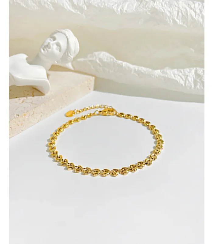 Mode-Forme-De-C-ur-Acier-Inoxydable-304-Acier-Inoxydable-Bracelets-En-Masse-display-picture-1