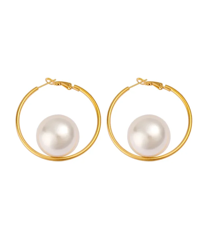 Rev-tement-PVD-Or-18-Carats-Plaqu-Or-V-ritable-G-om-trique-Acier-Inoxydable-304-Vacances-Style-Simple-Commuer-R-sistant-L-Eau-Et-Ne-Ternit-Pas-Des-Boucles-D-Oreilles-Collier-display-picture-15