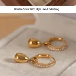 Rev-tement-PVD-Plaqu-Or-V-ritable-Or-16-Carats-Or-Blanc-Plaqu-Les-Gouttelettes-D-Eau-Acier-Inoxydable-304-l-gant-Style-Moderne-R-sistant-L-Eau-Et-Ne-Ternit-Pas-Des-Boucles-D-Oreilles-display-picture-5