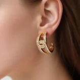 1-Paire-D-contract-e-Vacances-Brillant-G-om-trique-Incruster-Le-Cuivre-Zircon-Plaqu-Or-18K-Boucles-D-Oreilles