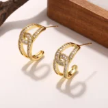 1-Paire-D-contract-e-Vacances-Brillant-G-om-trique-Incruster-Le-Cuivre-Zircon-Plaqu-Or-18K-Boucles-D-Oreilles-2