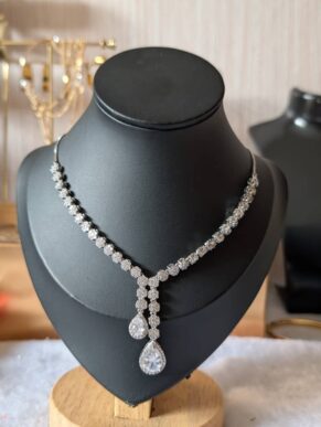 Collier Cascade Cristal