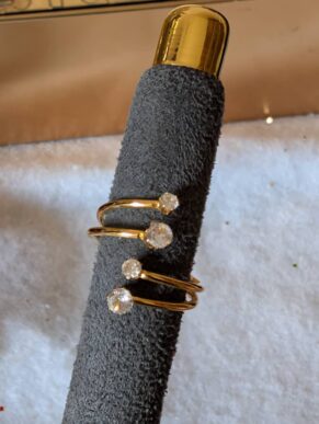 Bague Géométrique Dorée