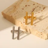 Acier-Inoxydable-304-Num-ro-Placage-Ionique-IP-Plaqu-Or-V-ritable-18-Carats-D-contract-e-Aptitude-Style-Nordique-R-sistant-L-Eau-Et-Ne-Ternit-Pas-Polissage-Placage-Anneau-Ouvert-display-picture-2