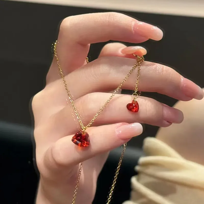 Argent-Sterling-925-Cha-ne-De-C-ble-Forme-De-C-ur-Pendentif Argent-Sterling-925-Cha-ne-De-C-ble-Forme-De-C-ur-Pendentif