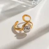 Bijoux-En-Gros-D-contract-e-De-Base-Style-Simple-Irr-gulier-G-om-trique-Acier-Inoxydable-304-Plaqu-Or-18K-Placage-Anneaux-main-image-4