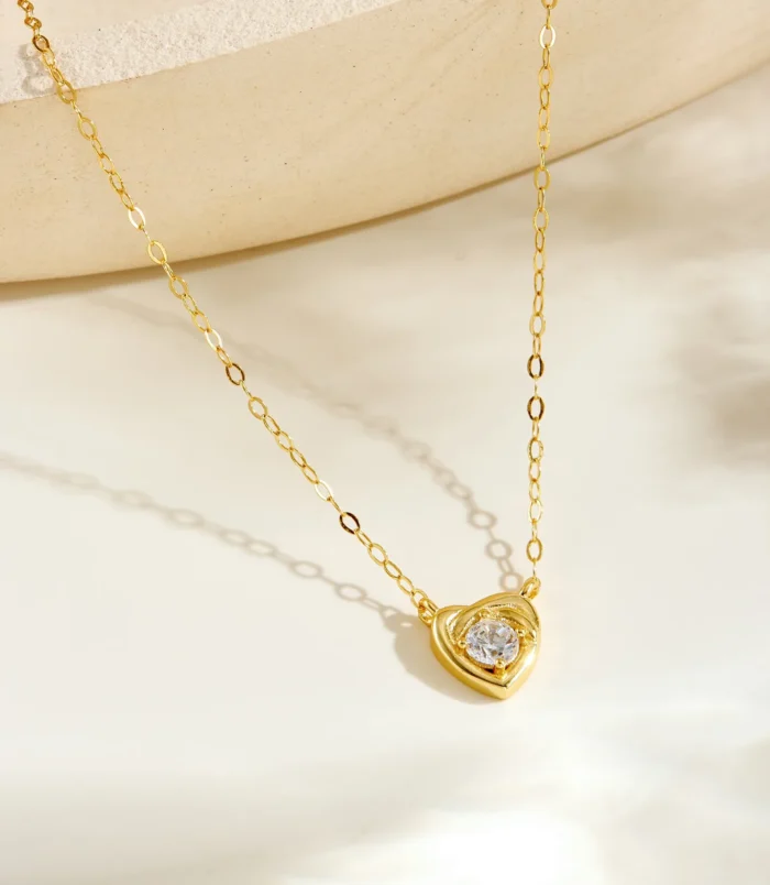 Boucles-D-oreilles-Clous-C-ur-En-Argent-Sterling-S925-Collier-Style-Europ-en-Et-Am-ricain-La-Mode-Polyvalent-Incrust-De-Zircon-Cha-ne-De-Clavicule-En-Forme-De-C-ur-Pour-Femmes-Plaqu-e-D-or-V-r (1)