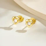 Boucles-D-oreilles-Clous-C-ur-En-Argent-Sterling-S925-Collier-Style-Europ-en-Et-Am-ricain-La-Mode-Polyvalent-Incrust-De-Zircon-Cha-ne-De-Clavicule-En-Forme-De-C-ur-Pour-Femmes-Plaqu-e-D-or-V-r (2)