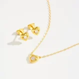 Boucles-D-oreilles-Clous-C-ur-En-Argent-Sterling-S925-Collier-Style-Europ-en-Et-Am-ricain-La-Mode-Polyvalent-Incrust-De-Zircon-Cha-ne-De-Clavicule-En-Forme-De-C-ur-Pour-Femmes-Plaqu-e-D-or-V-r (3)