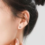 Boucles-D-oreilles-Collier-Argent-Sterling-925-Forme-De-C-ur-Zircon-Rev-tement-PVD-Plaqu-Platine-Cha-ne-De-C-ble-Des-Boucles-D-Oreilles-Collier-2