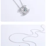 Collier-Choker-Minimaliste-Elegante-En-Argent-Sterling-S925-Avec-Moissanite-Simul-e-De-Qualit-Haute-Style-Geometrique-Pour-Femmes-display-picture-2