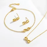 Ensemble-De-Bijoux-En-Acier-Inoxydable-Pour-Femmes-Eternit-8-Forme-Accessoire-De-Main-Polyvalent-Haute-Qualit-Non-Fading-Couleur-D-t-