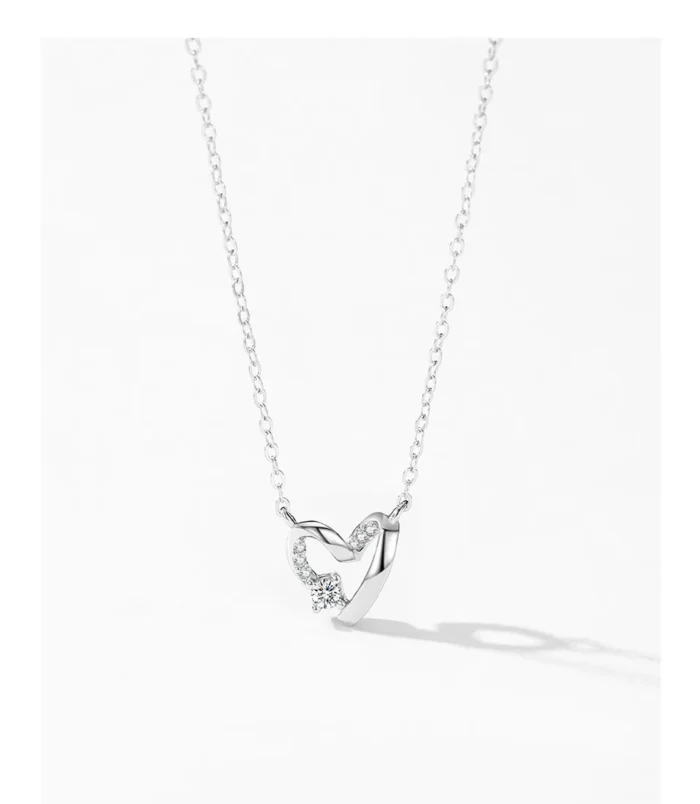 Ensemble-De-Bijoux-Pour-Femmes-En-Argent-Sterling-925-Collier-Et-Boucles-D-oreilles-Avec-Pendentif-C-ur-En-Zircon-Micro-Pav-display-picture-8