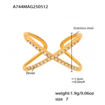 Bague élégante nœud