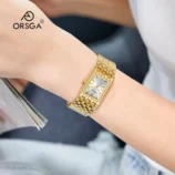 R-tro-Style-Classique-G-om-trique-Boucle-D-ployante-Simple-Quartz-Regardez-Femmes-De-Montres-3