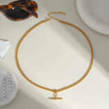 Rev-tement-PVD-Plaqu-Or-V-ritable-Or-18-Carats-Un-Mot-Acier-Inoxydable-304-D-contract-e-Vacances-Style-Moderne-R-sistant-L-Eau-Et-Ne-Ternit-Pas-Acier-Inoxydable-304-Fermeture-Boucle-De-Type-Homard-Pen