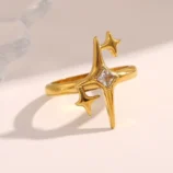 Rev-tement-PVD-Plaqu-Or-V-ritable-Star-Acier-Inoxydable-304-Femme-R-sistant-L-Eau-Et-Ne-Ternit-Pas-Anneaux-2