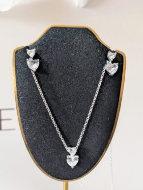 Set Collier & Boucles d’oreilles cœur