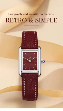 Petite Montre Femme – Carré Chic