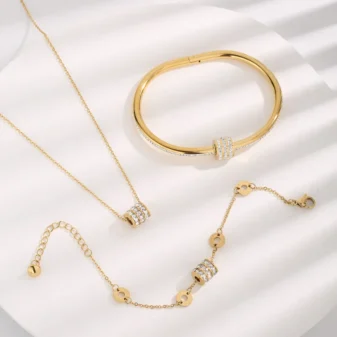 Collier + Bracelet Jonc