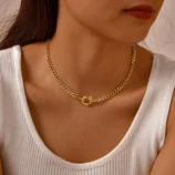 Bijoux-En-Gros-D-contract-e-Style-Classique-Couleur-Unie-Acier-Inoxydable-201-Cha-ne-Maillons-Cubains-Collier-3
