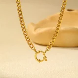 Bijoux-En-Gros-D-contract-e-Style-Classique-Couleur-Unie-Acier-Inoxydable-201-Cha-ne-Maillons-Cubains-Collier-5