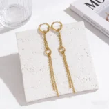 Boucles-D-oreilles-Rondes-Femme-En-Acier-Inoxydable-304-Avec-Placage-Or-18-Carats-Finition-Gland-4