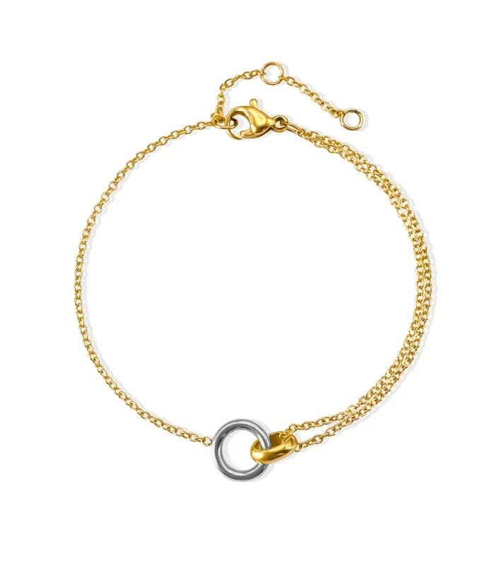 Bracelet-Rond-En-Acier-Inoxydable-304-Plaqu-Or-14-Carats-Avec-Rev-tement-PVD-R-sistant-L-eau-Cha-ne-Micro-Fine-display-picture-1